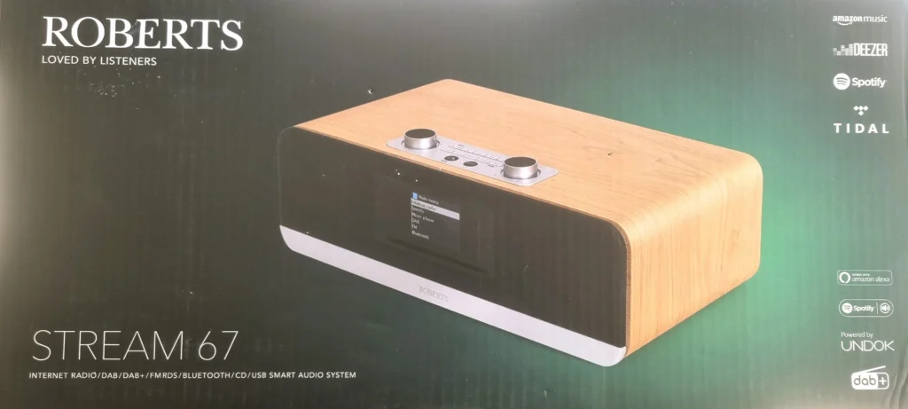 Roberts Stream 67L Bluetooth Sound System with CD Player and Internet DAB+ Radio