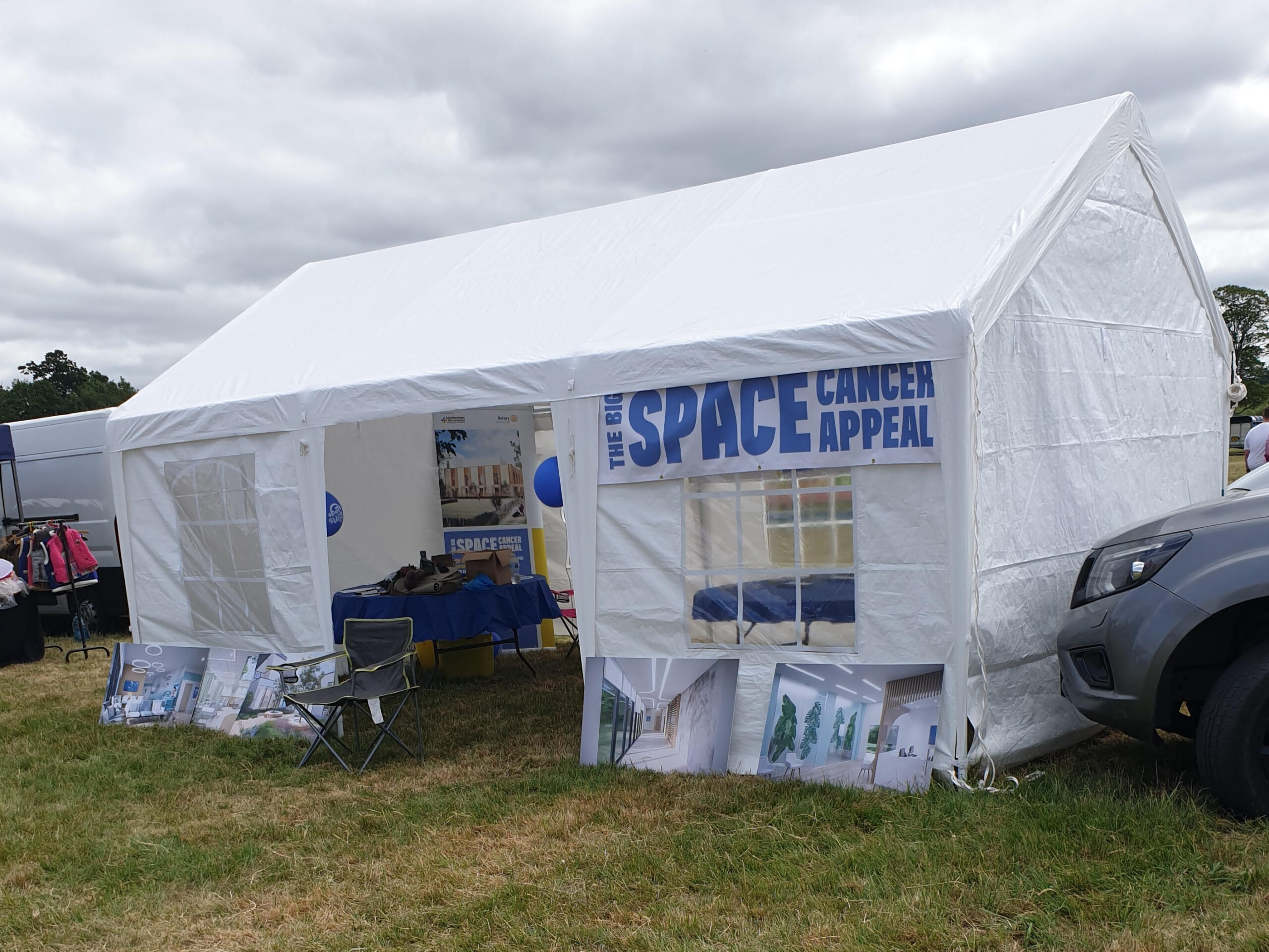 Rotary Big Space Cancer Appeal represented at the Berkeley Show